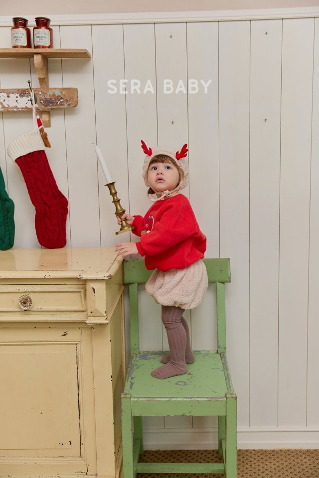 Sera - Korean Baby Fashion - #onlinebabyshop - Bebe Winter Bloomer Top Bottom Set - 3