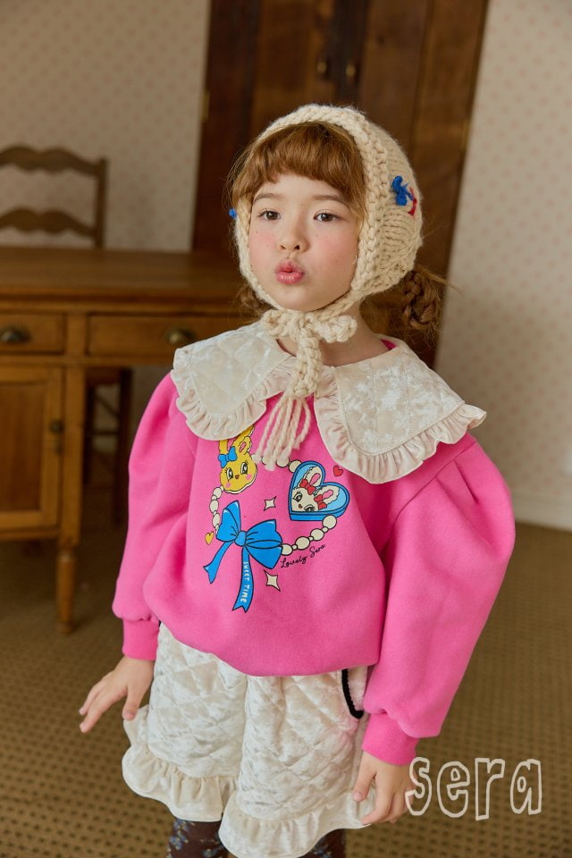 Sera - Korean Children Fashion - #Kfashion4kids - Quilted Collar Sweatshirt - 8