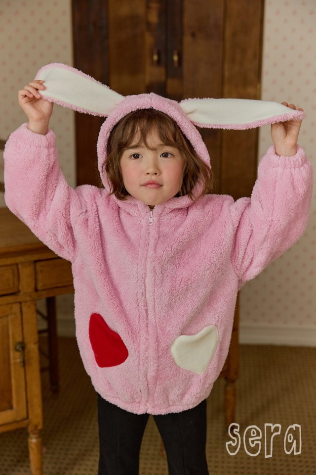 Sera - Korean Children Fashion - #childofig - Rabbit Winter Zip-up - 8