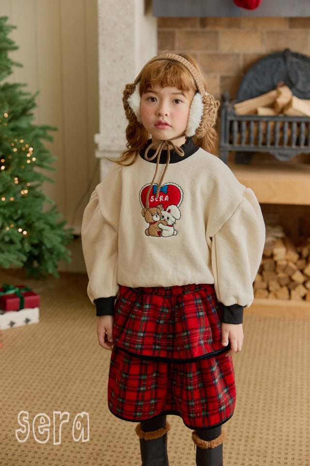 Sera - Korean Children Fashion - #childofig - Heart Bear Rabbit Sweatshirt - 5