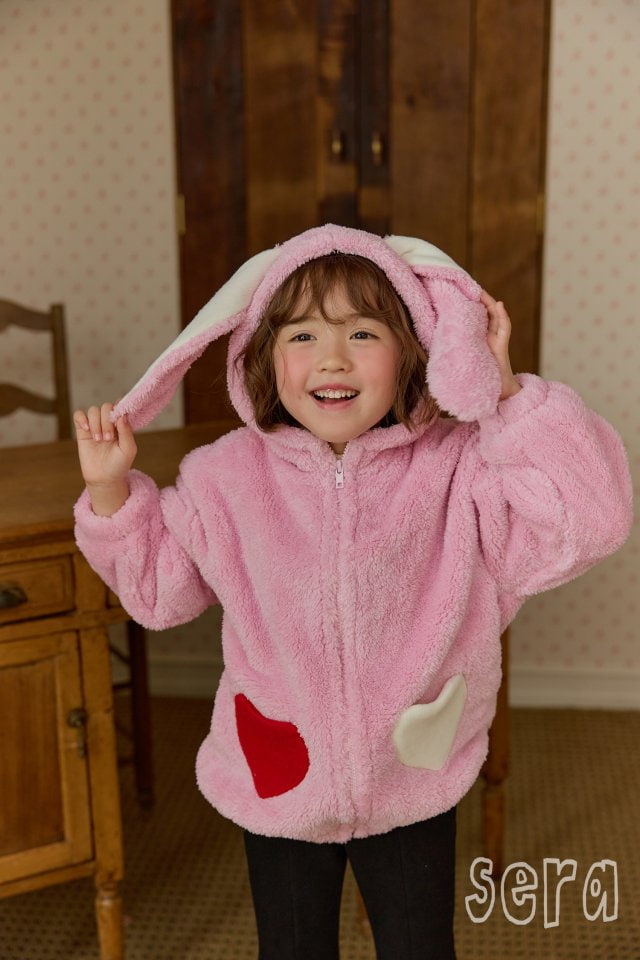 Sera - Korean Children Fashion - #childrensboutique - Rabbit Winter Zip-up - 10