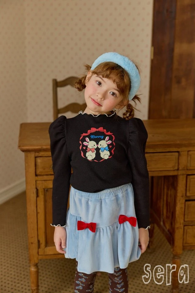 Sera - Korean Children Fashion - #discoveringself - Balloon Ribbon Skirt - 8