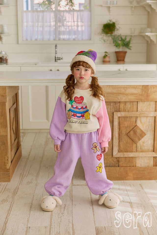 Sera - Korean Children Fashion - #fashionkids - Cookie Cake Top Bottom Set - 9