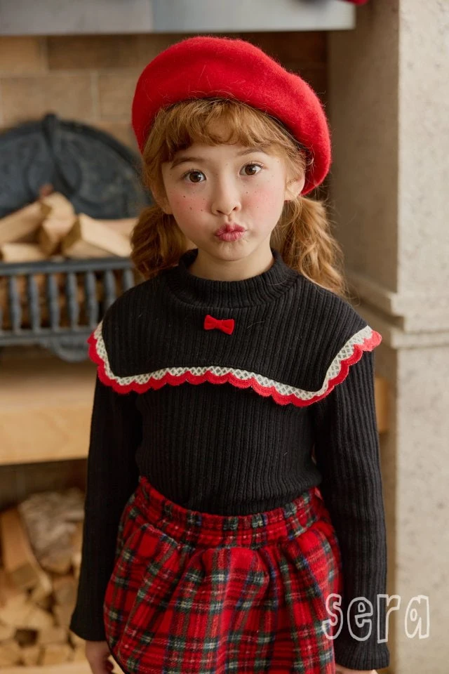 Sera - Korean Children Fashion - #kidsshorts - Check Cancan Skirt - 6