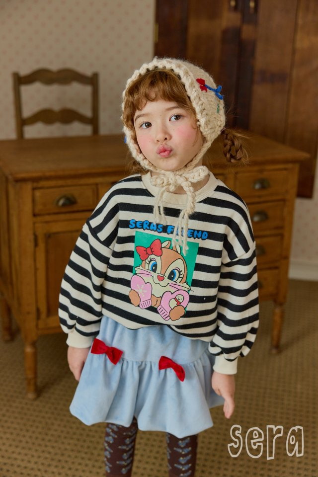 Sera - Korean Children Fashion - #kidsstore - Balloon Ribbon Skirt - 11