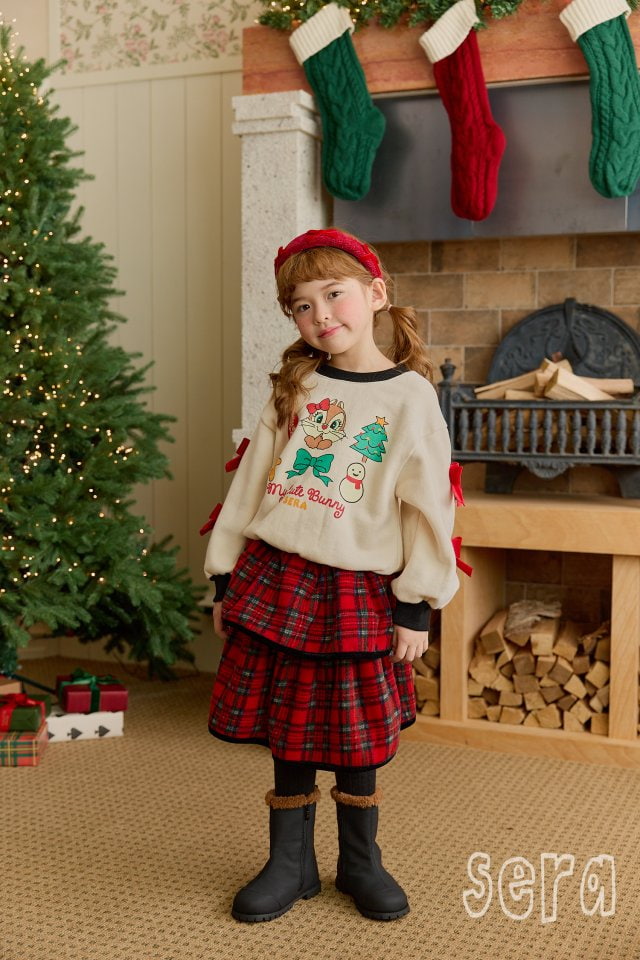 Sera - Korean Children Fashion - #kidzfashiontrend - Check Cancan Skirt - 8