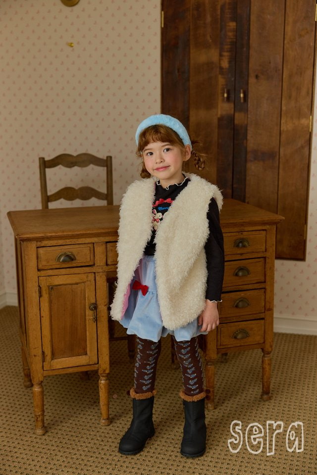 Sera - Korean Children Fashion - #kidzfashiontrend - Mink Ribbed Tee - 5