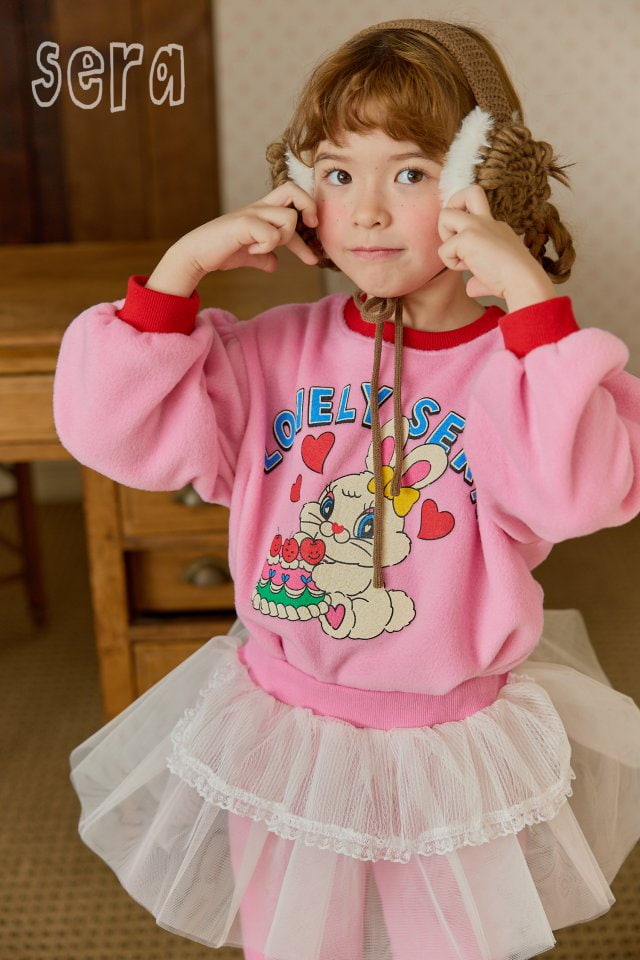 Sera - Korean Children Fashion - #kidzfashiontrend - Love Rabbit Winter Sweatshirt