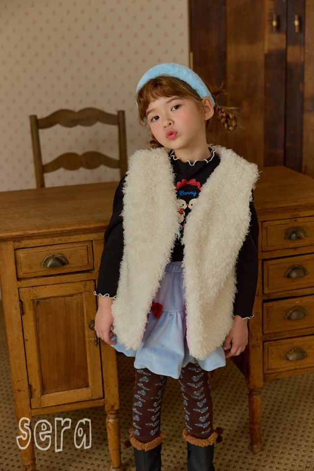 Sera - Korean Children Fashion - #littlefashionista - Mink Ribbed Tee - 7