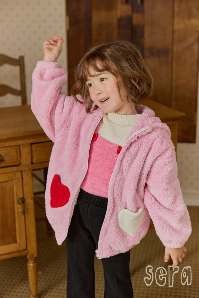 Sera - Korean Children Fashion - #Kfashion4kids - Rabbit Winter Zip-up - 4