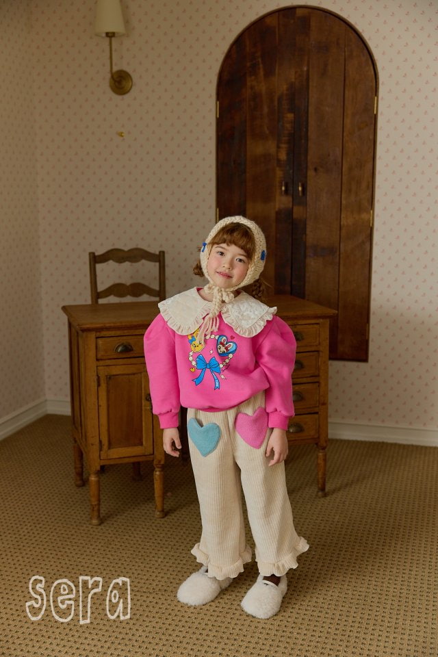 Sera - Korean Children Fashion - #minifashionista - Quilted Collar Sweatshirt - 11