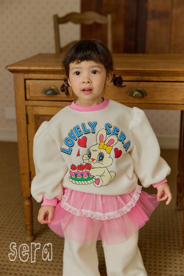 Sera - Korean Children Fashion - #minifashionista - Love Rabbit Winter Sweatshirt - 5