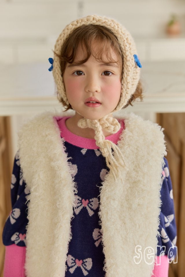 Sera - Korean Children Fashion - #prettylittlegirls - Poodle Quilted Winter Vest - 5