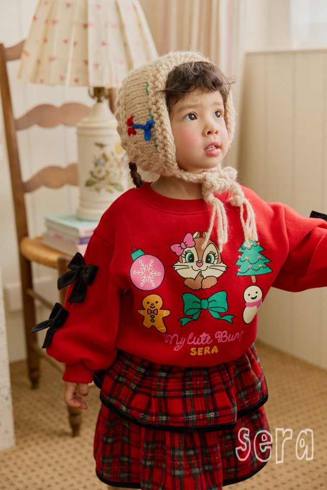 Sera - Korean Children Fashion - #todddlerfashion - Ribbon Squirrel Sweatshirt