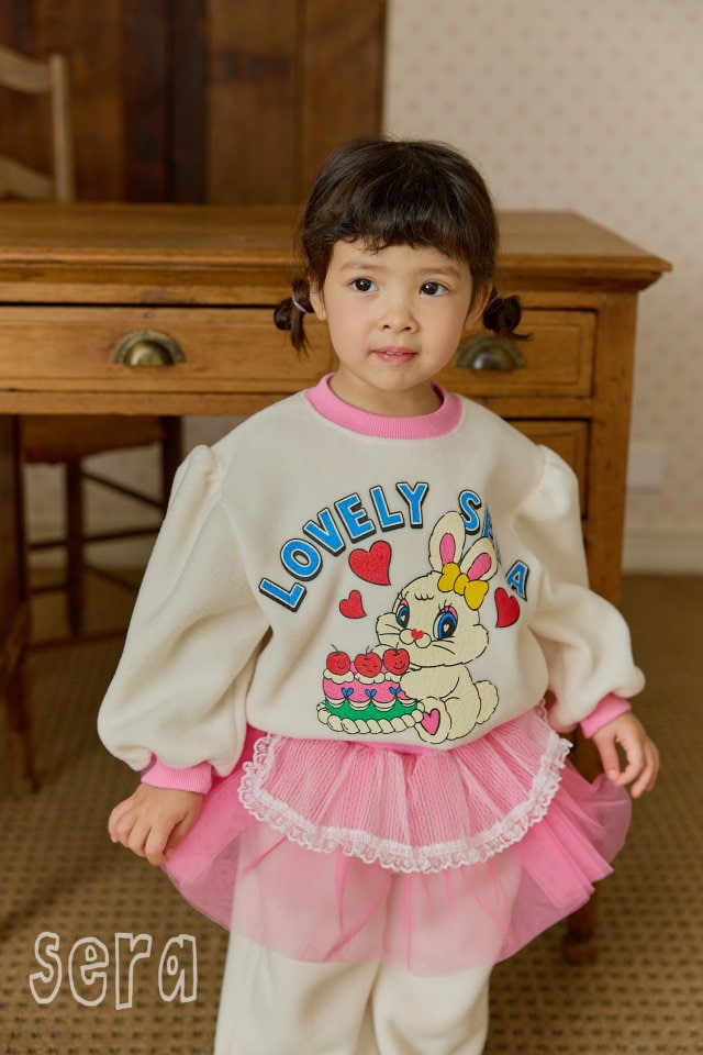 Sera - Korean Children Fashion - #todddlerfashion - Love Rabbit Winter Sweatshirt - 7