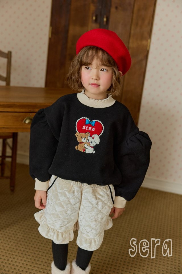 Sera - Korean Children Fashion - #toddlerclothing - Quilted Frill Pants