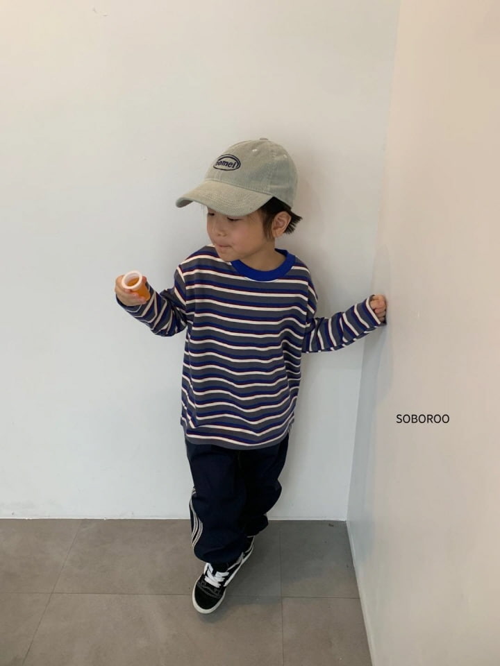 Soboroo - Korean Children Fashion - #childofig - Z Stripe Tee - 6