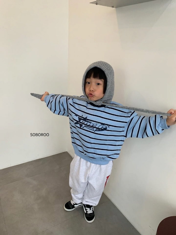 Soboroo - Korean Children Fashion - #childofig - Star Stripe Sweatshirt - 2