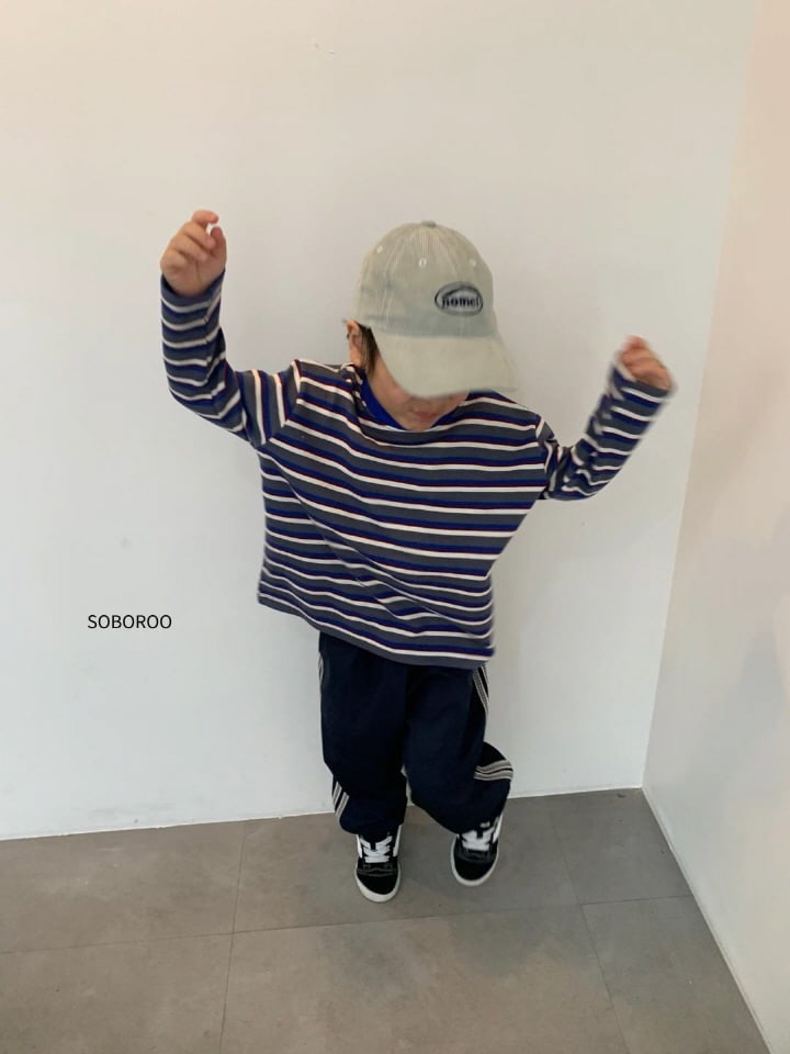 Soboroo - Korean Children Fashion - #childrensboutique - Z Stripe Tee - 7