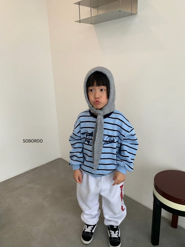 Soboroo - Korean Children Fashion - #discoveringself - Star Stripe Sweatshirt - 6