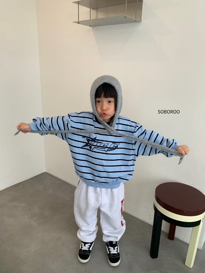 Soboroo - Korean Children Fashion - #fashionkids - Star Stripe Sweatshirt - 7