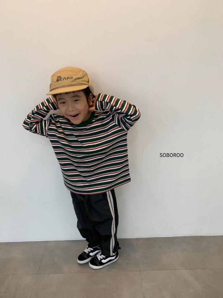 Soboroo - Korean Children Fashion - #kidsshorts - Z Stripe Tee - 11