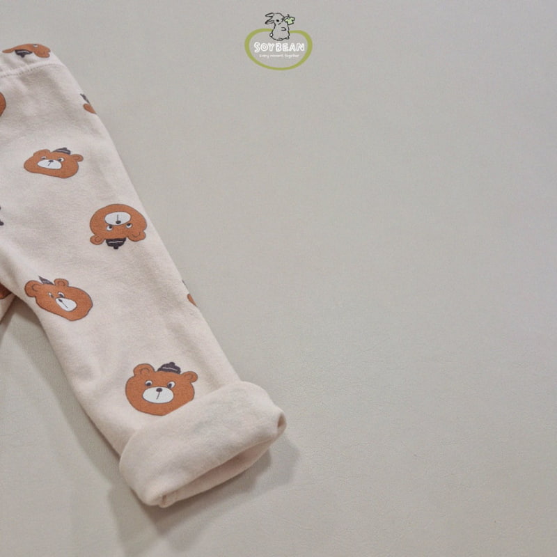 Soybean - Korean Children Fashion - #Kfashion4kids - Brushed Bear Loungewear - 8