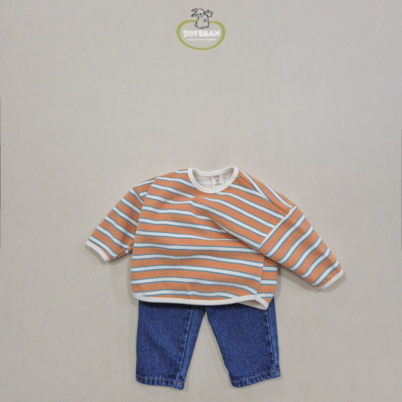 Soybean - Korean Children Fashion - #Kfashion4kids - Brushed Tapered Denim Pants - 6