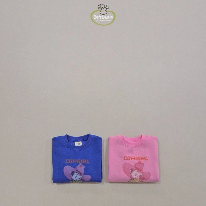 Soybean - Korean Children Fashion - #Kfashion4kids - Fleece Cowgirl Sweatshirt - 5