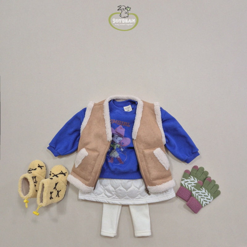 Soybean - Korean Children Fashion - #Kfashion4kids - Fleece Mustang Vest - 2