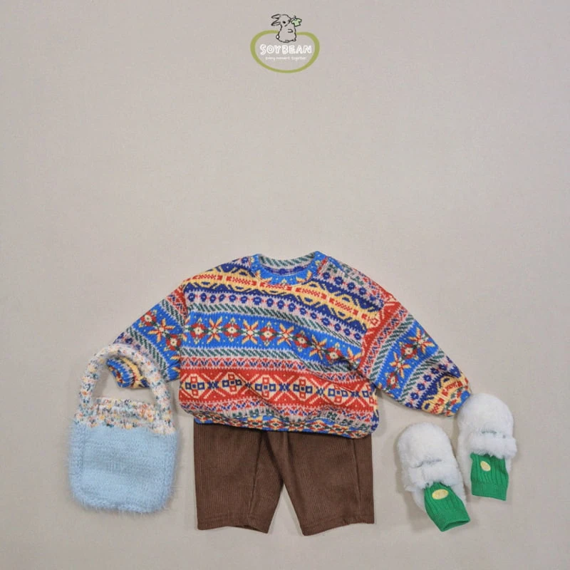 Soybean - Korean Children Fashion - #childofig - Pattern Knit - 3