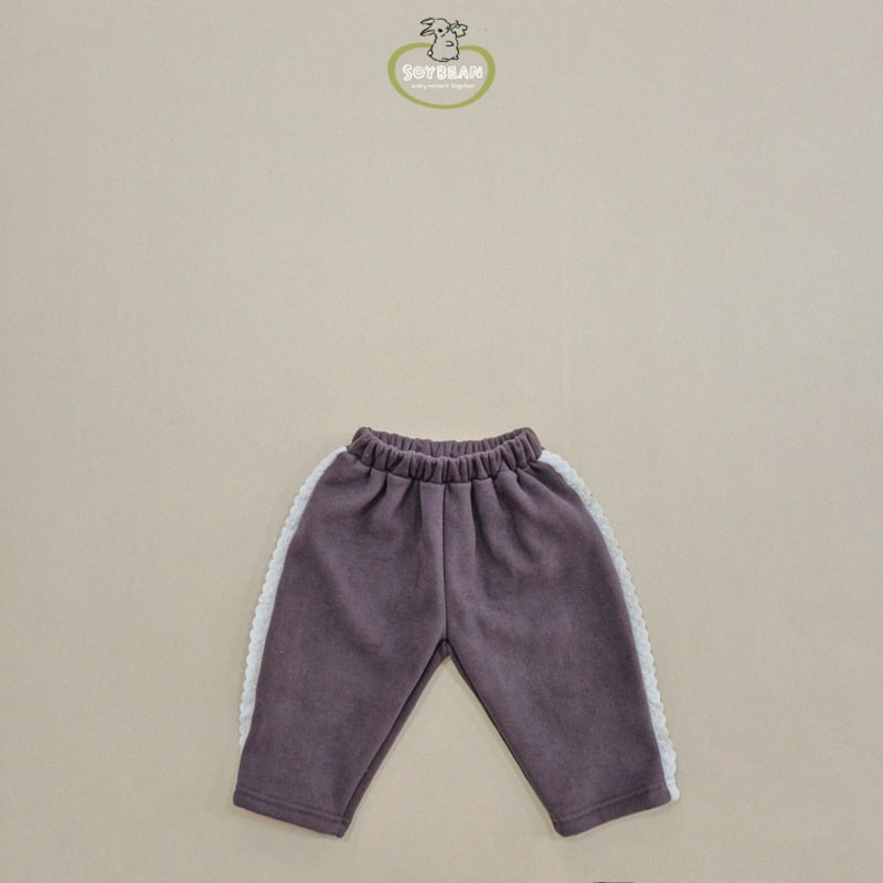 Soybean - Korean Children Fashion - #childofig - Fleece Lace Pants - 8