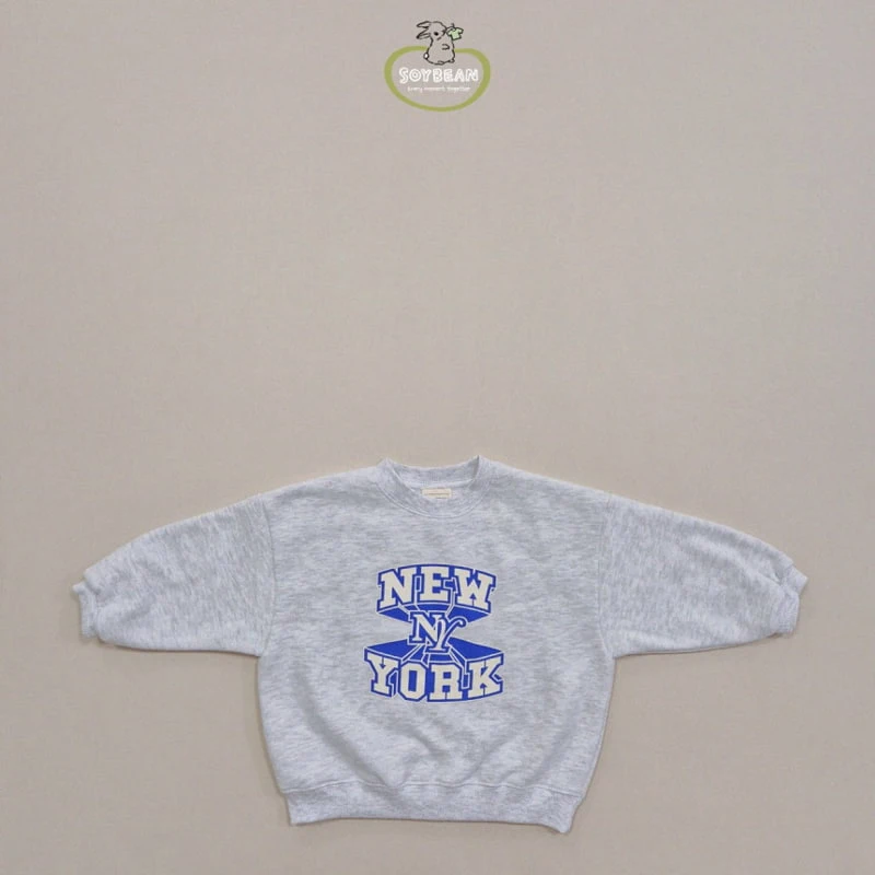 Soybean - Korean Children Fashion - #childofig - Fleece New York Sweatshirt - 6