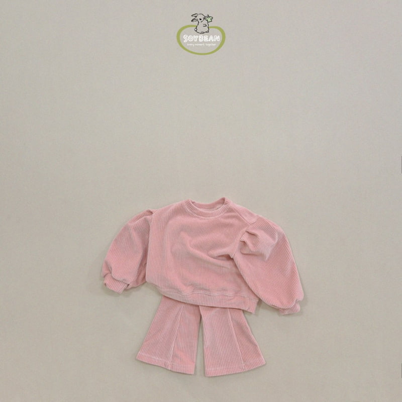 Soybean - Korean Children Fashion - #childofig - Mink Bootcut Top Bottom Set - 11