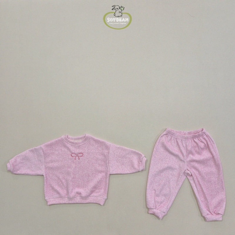 Soybean - Korean Children Fashion - #childofig - Popping Ribbon Top Bottom Set - 7