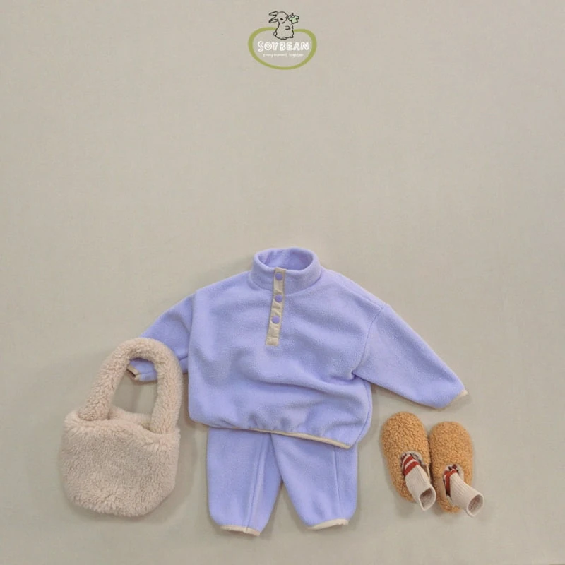 Soybean - Korean Children Fashion - #childofig - Fleece Mountain Top Bottom Set - 3