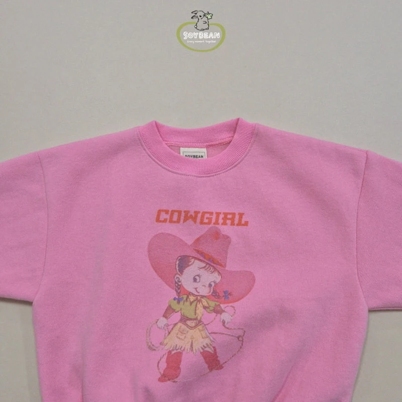 Soybean - Korean Children Fashion - #childofig - Fleece Cowgirl Sweatshirt - 10