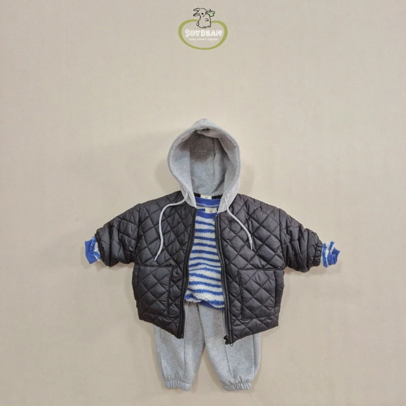 Soybean - Korean Children Fashion - #childofig - Hooded Wide Jumper - 7