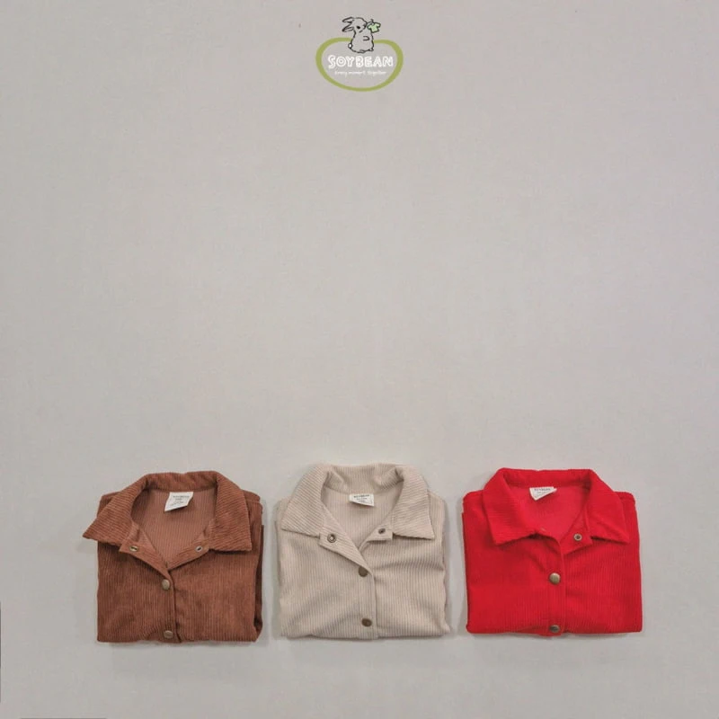 Soybean - Korean Children Fashion - #childofig - Corduroy Wide Shirt - 5