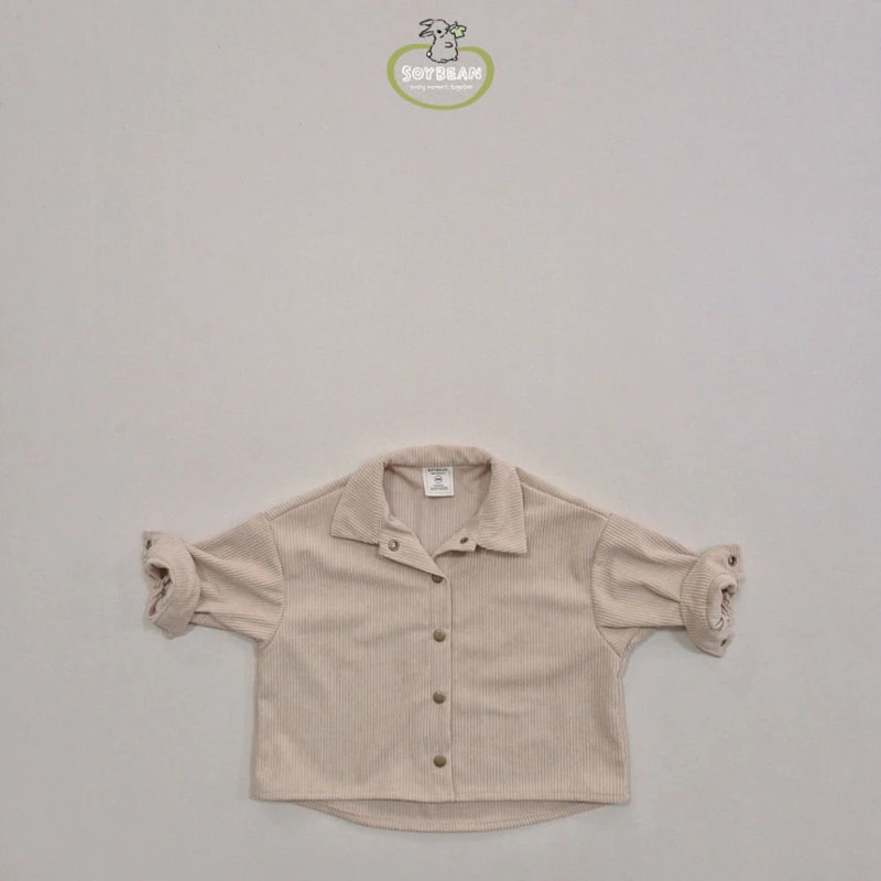 Soybean - Korean Children Fashion - #childofig - Corduroy Wide Shirt - 6