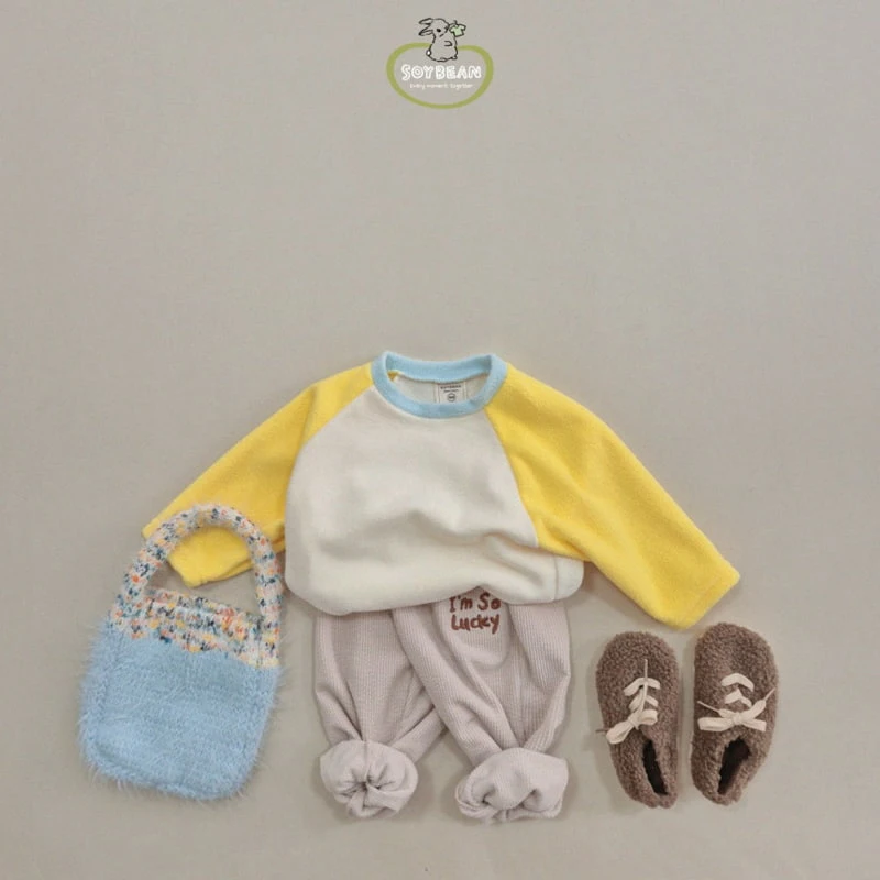 Soybean - Korean Children Fashion - #prettylittlegirls - Fleece Raglan Tee - 4