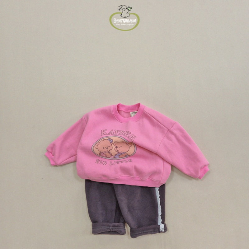 Soybean - Korean Children Fashion - #childrensboutique - Fleece Little Bear Sweatshirt - 7