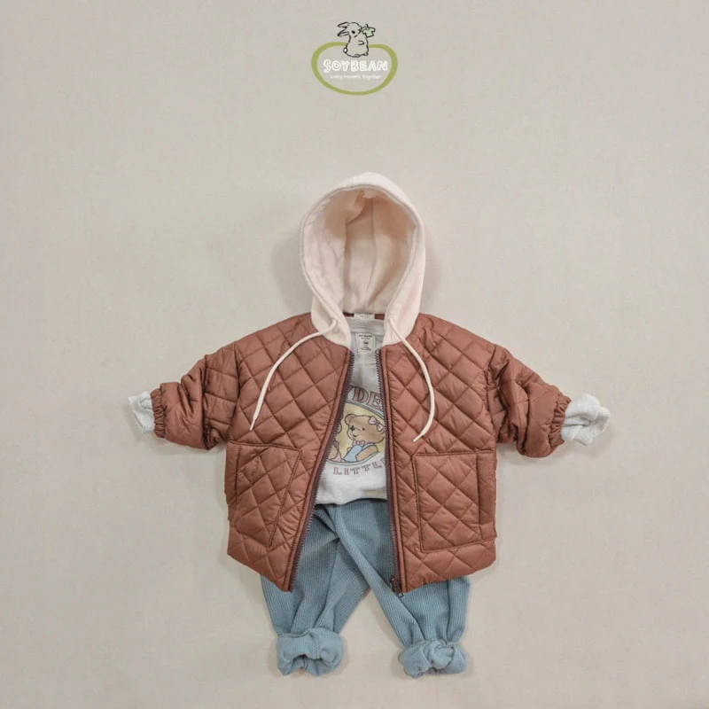 Soybean - Korean Children Fashion - #childrensboutique - Hooded Wide Jumper - 8