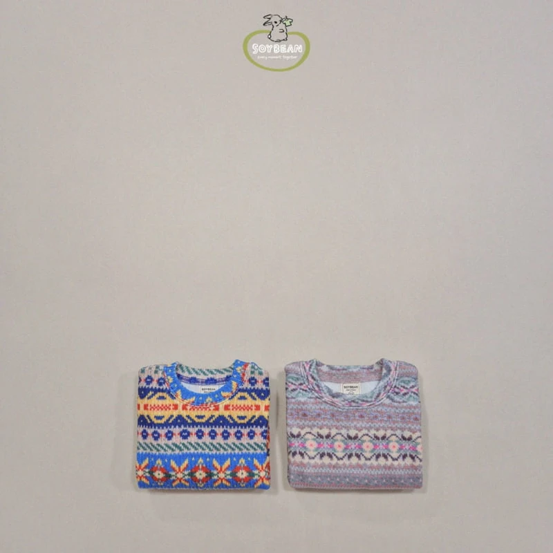 Soybean - Korean Children Fashion - #designkidswear - Pattern Knit - 5