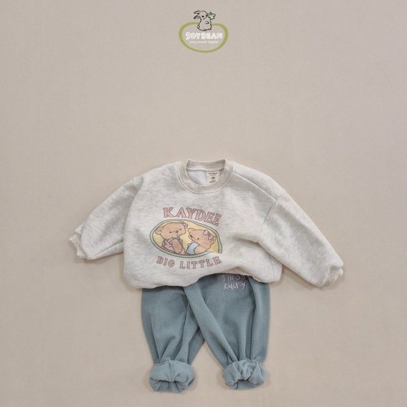 Soybean - Korean Children Fashion - #designkidswear - Fleece Little Bear Sweatshirt - 8