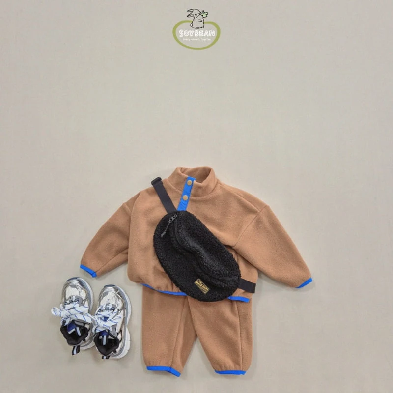 Soybean - Korean Children Fashion - #designkidswear - Fleece Mountain Top Bottom Set - 5