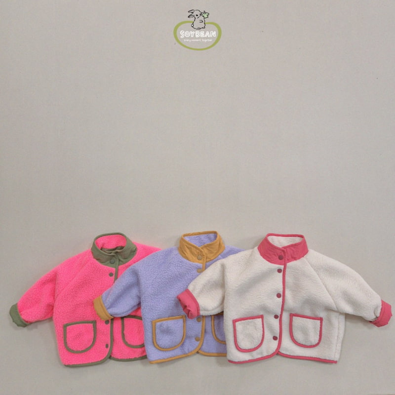 Soybean - Korean Children Fashion - #designkidswear - Reversible Fleece Jacket