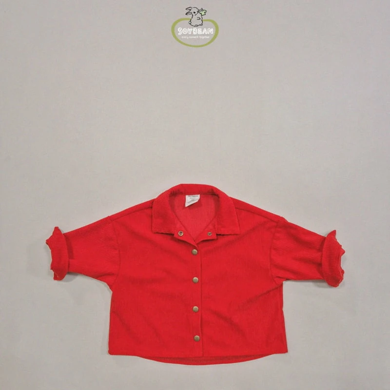 Soybean - Korean Children Fashion - #designkidswear - Corduroy Wide Shirt - 8