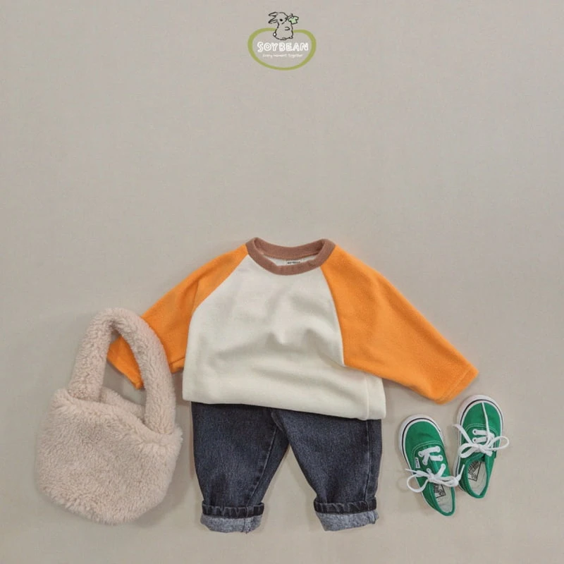 Soybean - Korean Children Fashion - #designkidswear - Fleece Raglan Tee - 7