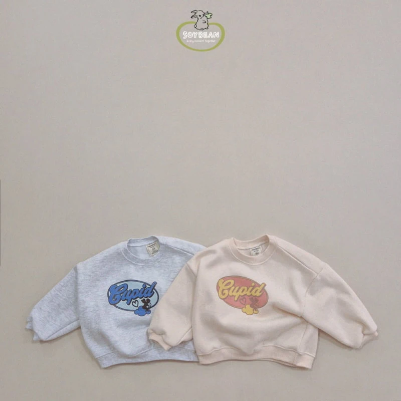 Soybean - Korean Children Fashion - #designkidswear - Fleece Cupid Sweatshirt